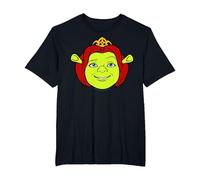 Shrek Fiona Big Face T-Shirt, Homme Grandes Tailles, Noir, 4X Tall