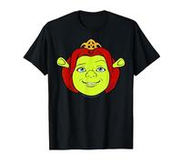 Shrek Fiona Big Face T-Shirt, Homme, Noir, 4XL