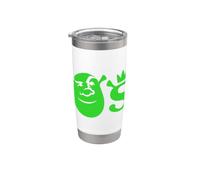 Shrek Green Vibes Character All Over Print Gobelet isotherme en acier inoxydable double paroi