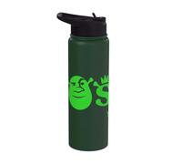 Shrek Green Vibes Character All Over Print Stainless Steel Insulated Water Bottle