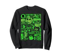 Shrek Green Vibes Only Eco Collage Sweatshirt