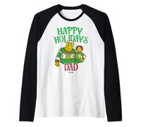 Shrek Happy Holidays Dad Manche Raglan
