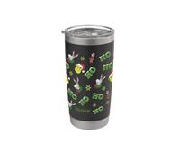 Shrek HO HO HO All Over Print Christmas Pattern Gobelet isotherme en acier inoxydable double paroi