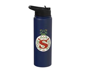 Shrek Holiday Ornament S Logo Stainless Steel Insulated Water Bottle