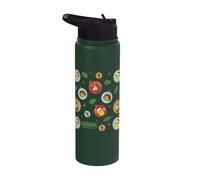 Shrek Holiday Ornaments All Over Print Stainless Steel Insulated Water Bottle