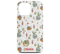 Shrek Holiday Pattern Characters Ornaments AOP Coque pour iPhone 13 Pro Max