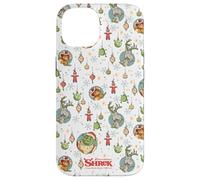 Shrek Holiday Pattern Characters Ornaments AOP Coque pour iPhone 14