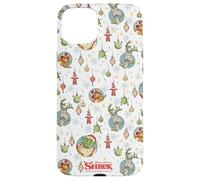 Shrek Holiday Pattern Characters Ornaments AOP Coque pour iPhone 15 Plus