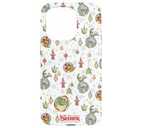 Shrek Holiday Pattern Characters Ornaments AOP Coque pour iPhone 15 Pro