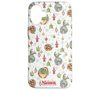 Shrek Holiday Pattern Characters Ornaments AOP Coque pour iPhone 16 Plus
