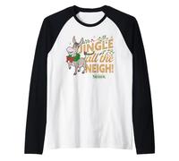 Shrek Jingle All The Neigh Donkey Manche Raglan