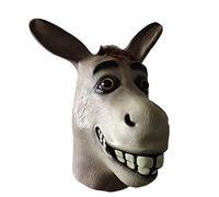 Shrek Masque d'âne en latex pour adulte, multicolore, Medium