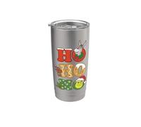 Shrek Merry Shrekmas Ho Ho Ho Front & Back Gobelet isotherme en acier inoxydable double paroi