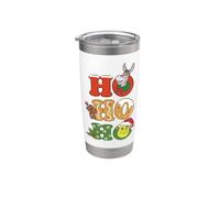 Shrek Merry Shrekmas Ho Ho Ho Front & Back Gobelet isotherme en acier inoxydable double paroi