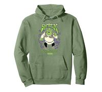 Shrek Mighty Green Shrek Graphic Sweat à Capuche, Unisexe pour Adultes, Vert Sauge, XXL