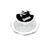 Shrek Profile Black and White PopSockets PopGrip pour MagSafe