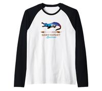 Shreveport Louisiane USA Bayou Cajun Alligator Souvenir Manche Raglan