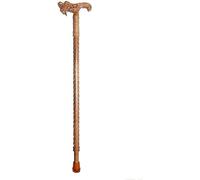 SHRGOMPIT Canne de marche en bois, béquilles for personnes âgées, canne de marche en bois massif, 89 cm de long Selon la taille Tronquée par vous-même Aide à la mobilité