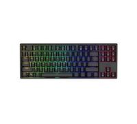 SHRGOMPIT Clavier mécanique for Ordinateur Portable avec Modes rétroéclairés RVB Clavier de Jeu mécanique Filaire rétroéclairé à 87 Touches