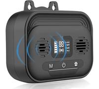 SHRGOMPIT Dispositif Anti-aboiements à ultrasons, Dispositif de contrôle Automatique des aboiements for l'extérieur avec 4 Niveaux Volume ultrasonique réglables, portée extérieure