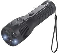 SHRGOMPIT Dispositif Anti-aboiements for Chiens, Dispositif à ultrasons, Lampe Torche LED, 3 capteurs, Rechargeable, Portable