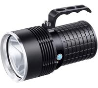 SHRGOMPIT Lampe Torche LED Rechargeable, puissante avec câble USB, 5 Modes, étanche, idéale for Les urgences, Le Camping et la randonnée.