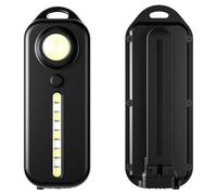 SHRGOMPIT Lampe torche tactique à LED rouge et bleue avec clip, rechargeable par USB, feu arrière de vélo, feu d'avertissement for casque(A)