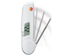 SHRGOMPIT Thermomètre à sonde pliable, thermomètre numérique LCD pénétrant, sécurité alimentaire