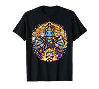 Shri Krishna - Arjuna Vishwaroop Dieu Hindou Seigneur Shri dévoté T-Shirt