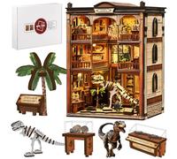 Shrike Book Nook- Maison de Poupée en Bois, Diorama Booknook Lumières LED