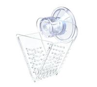 Shrimp Feeding Dish - Transparent Acrylic Cone Worm Tray Fish Feeder with Suction Cup, Aquarium Feeding Station for Shrimp Betta Snails Puffer Turtle Coral Reef Tank Food Dish 2.36x1.57x2.36 inch