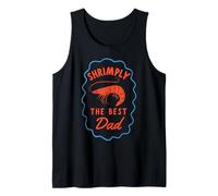 Shrimply The Best Dad Funny Fishing Father's Day Débardeur