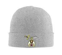 Shriner Maçonnique Femme Homme Bonnet De Trawler Respirant Bonnets Tricoté Coupe-Vent Bonnet De Pêcheur pour Casque Moto Cyclisme Ski