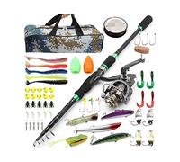 Shrink Leurre Rod Set Straight Handle Leurre Roue Leurre Combinaison ()