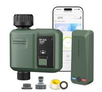 Shrivee Ordinateur D'arrosage Intelligent RF433 Technologie avec WiFi Programmateur Arrosage Automatique Connecté 1 Voie pour Votre Jardin et Serre