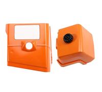 Shroud Top Cover with Carburetor Air Filter Cover for Chainsaw MS440 044 Replacement Part