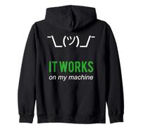 Shrug It Works On My Machine - Excuse du Programmeur Sweat à Capuche