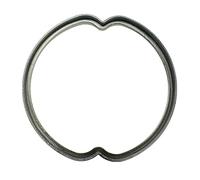 shrxy Détecteur de métaux 6" DD Search Coil Cover Skid Plate Accessoire pour Minelab (Noir)