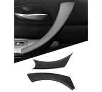 SHSBSCAR Cache Poignée de Porte Gauche Intérieur E90 pour BMW 320i, 328i, 330i, 335i, Série 3 E90, E91, E92, E93, M3 (2005-2012) - Protège les Poignées de Porte d'Origine (Côté Gauche, Noir)