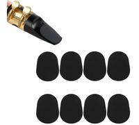 SHSHbuy Coussins D'embouchure 8 Pièces de Coussin Embouchure 0.8 mm Patchs d'Embouchure Coussinets de Dent de Saxophone,Clarinette Pads pour Saxophone Alto et Ténor et Clarinette