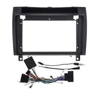 SHSMDM Façade d'autoradio pour tableau de bord de voiture - Adaptateur Canbus Box Decoder - Kit de montage pour Benz SLK R171 2004-2011