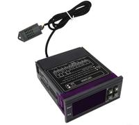 SHT2000 Thermostat numérique de température et d'humidité avec sortie relais et modes de refroidissement de chauffage réglables, idéal pour une utilisation en serre ou en atelier (24 V)