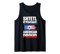 Shtetl Drapeau américain avec Motif étoile fière Débardeur