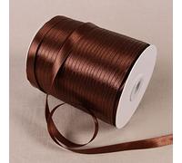 SHTGOI 1 rouleau de ruban de satin, 3 mm x 790 m, en tissu, décoratif, pour sacs à bonbons, corde de fermeture, pour mariage, artisanat, cadeau, fleur, emballage, café