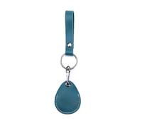 SHTGOI Porte-cartes d'accès en cuir - Organiseur avec porte-badge Airtag RFID Pod - Anti-gouttes d'eau - Anti-rayures - Porte-clés avec une mini poche