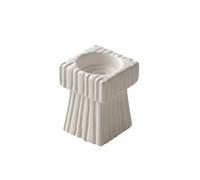 SHU GE Bougeoirs carrés en vrac, petit bougeoir carré en vrac, photophore de Noël pour tables de salon