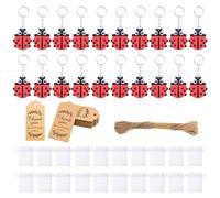 Shuade 1. Lot de 20 porte-clés en métal PVC pour enfants, décoration d'intérieur, cadeaux colorés pour enfants