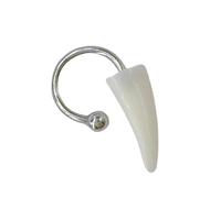 Shuade Anneau de lèvre en résine d'inspiration punk en forme de fer à cheval pour des styles distinctifs lors de festivals de musique et ornement accrocheur, taille unique, Comme décrit, Comme décrit.