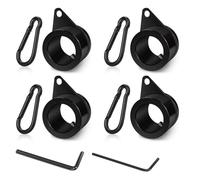 Shuade Anneaux de mâts de drapeau durables faciles à installer pour les entreprises, les établissements d'enseignement, les installations publiques, les anneaux de mâts de drapeau réglables