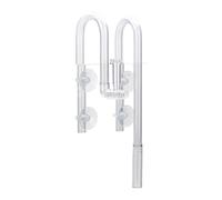 Shuade Aquariums Surface Skimmer Tube Transparent pour Filtration Pour Huile, Protéine, Scums Tube de vidange Aquariums Écumoire